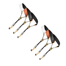 6Pièces Harnais Ajustable Saxophone En Cuir Confort Cou Assorti