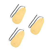 3Pièces Chiffons Jaunes Doux Pour Nettoyage Clarinette Flûte Saxophone