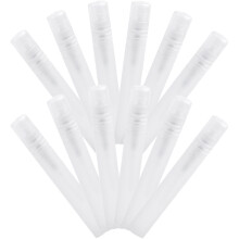 48Pièces Flacons Miniatures Blancs En PP Sécurisés Pour