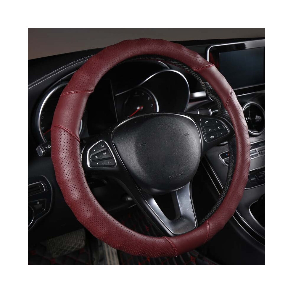 Winter-Specific Car Steering Wheel Cover, Warm Fleece Surface, All-Season Non-Slip, Winter-Specific Steering Wheel Cover. 9499224052512