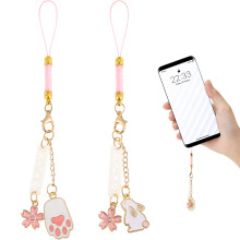 4Pièces Chaînes Téléphone Décoratives Alliage Corde Couleurs Assorties