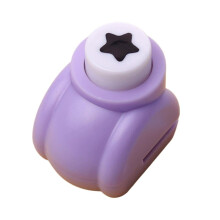 Mini Paper Embossing Punch, Small DIY Craft Punch Tool for Journals, Cards & Decorations-Lucky stars