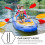 Polyester Kayak Peddel Leash Zwart Veiligheidskoord Elastisch 6