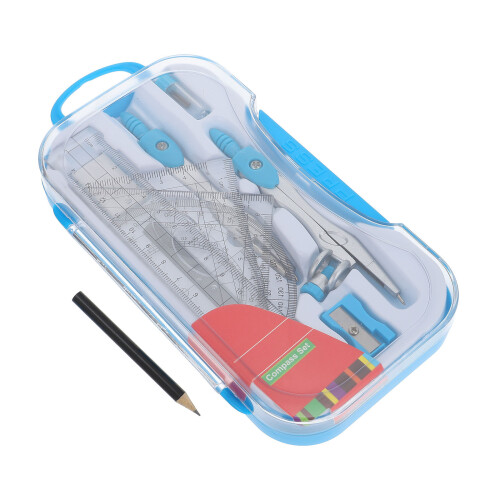 1Ensemble Trousse De Multifonction Avec Règle Et Compas
