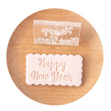 Moules à fondant pour le Nouvel An, pour des décorations de gâteaux faciles et élégantes, parfaits pour les fêtes et les passionnés de