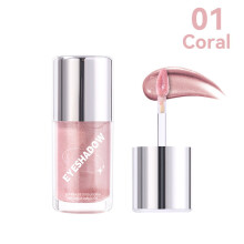 Cosmetic Makeup Liquid Eyeshadow - 6 Pigmented Shades Long-Lasting Easy To Eye Shadow for Glittery Eye Looks 7ml