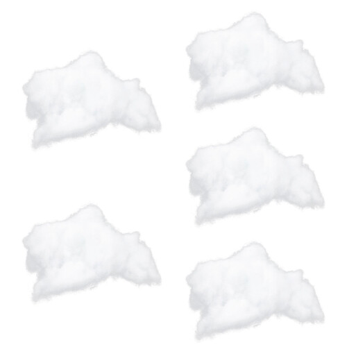 5Pièces Bourrage Polyester Blanc Pour Animaux En Peluche DIY Coussin