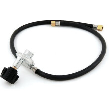 GrillPro 22" Dual QCC1 Hose and Regulator with Hose for Side Burner New 80016
