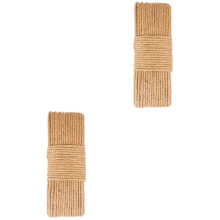2Pièces Chat Robuste Tressée Pour Bricolage Beige Clair