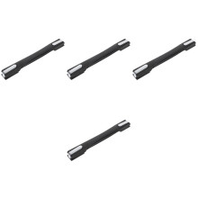 4Pièces Poignées De Remplacement Flexibles Pour Noir Durable