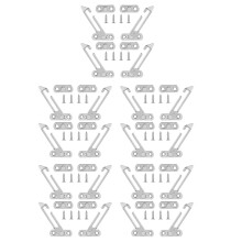 20Pièces Limiteurs De Fenêtre Acier Inox Argentés Enfants
