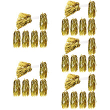 30Pièces Pom Poms Cheerleading Dorés Pour Événements Spectacles