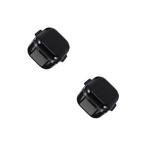 2Pièces Étui Compact Noir Pour Protecteur Boîte De Voyage