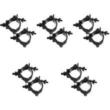 10Pièces Crochets De Scène En Alliage D'aluminium Noir Pour Lampes