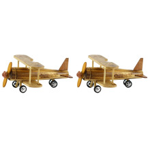 2Pièces Modèles En Bois Multicolores Idéal Cadeau Enfants