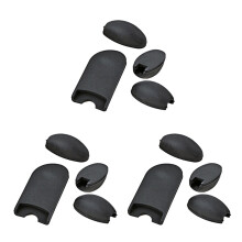 3Ensembles Couvre Pouce Saxophone Silicone Souple Noir