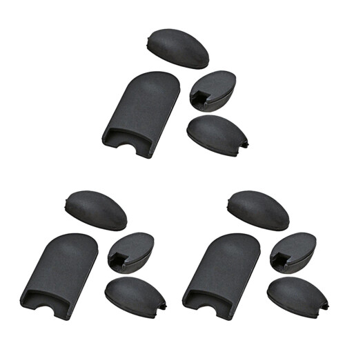 3Ensembles Couvre Pouce Saxophone Silicone Souple Noir