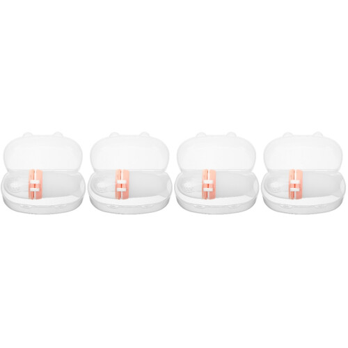 4Pièces Cuillères Bébé Silicone Transparent Pour Médicaments