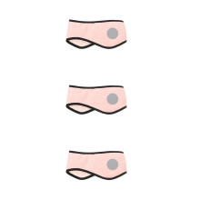 3Pièces Bandeau Cache-Oreilles Rose Chauffant Pour Et
