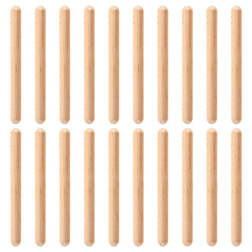 60Pièces Baguettes En Bois Pour Enfants Instruments Percussion