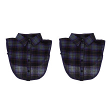 2Pcs Lightweight Blouse Fake Collar Detachable Insert