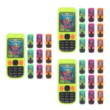 30Pièces Jeu D’anneaux À Portable Téléphone Jouet Coloré