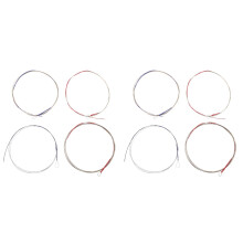 8Pièces Cordes Pour Pipa Ensemble Complet Assorties Durables Et Pratiques