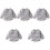 5Pièces Bavettes Toddler En Polyester Résistantes Pour Repas Et Dessin 1