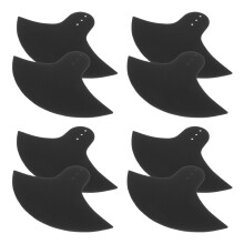 8Pièces Accessoires Batterie Coussin Mute Noir Réduction De Bruit