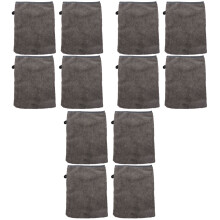 12Pièces Lingettes Faciales Pratiques En Tissu Gris Nettoyants