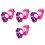 8Pièces Quartz Enfants 3D Bracelet Silicone Coloré 1