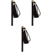 3Pièces Rangement Pour Bâtons D'encens Noir Élégant Bois