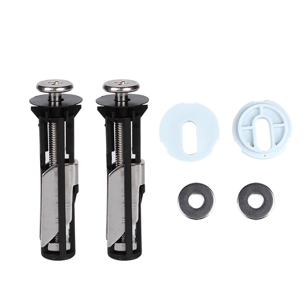 Toilet Lid Fixing Screws Kit With 18Mm/28Mm Gaskets, Quick-Release, Easy Install Â Compatible With Standard Toilet Seats 9353595537217