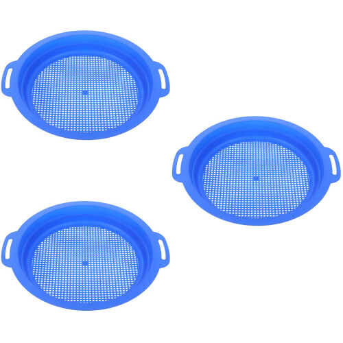 3Pièces Tamis Sable Plastique Jouet Enfants