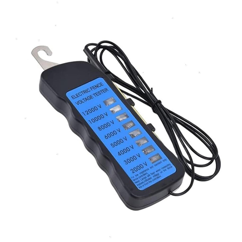 Electric Fence Voltage Tester 12Kv Neons Fence Voltage Tester 8 Neons Indicator Lights 2000 To 12000V Waterproof Electric 9353595537996