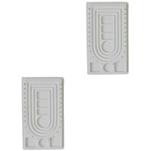 2Pièces Plateau De Perles Gris Clair Pour Création Bijoux Et Bracelets