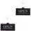 2Pièces Plaques Porte Noir Ouvert Fermé Décoratives Usage Commercial 1