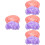 8Pièces Bonnets Satin Variés Pour Spa 1