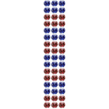 48Pièces Pom Poms Cheering Colorés Éclatants Animation