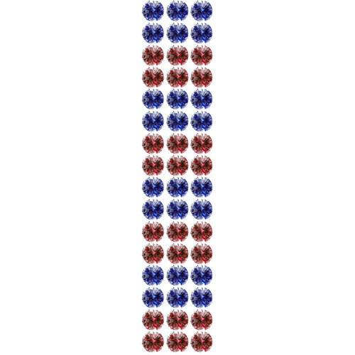 48Pièces Pom Poms Cheering Colorés Éclatants Animation