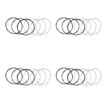 24Pièces Cordes Guitare Nylon Accessoire Pour Sons Riches Et Durables