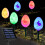 Pekkaxy Solar Easter Egg LED String Lights, Waterproof, 8 Modes, Bunny Garden Decor, Compatible with Outdoor Use 1