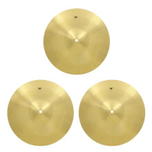 3Pièces Cymbales Crash En Laiton Pour Batterie Jazz Pratique