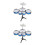 2Ensembles Jouet Tambour Musical Multi ABS Enfant Educatif Fun Durable 1
