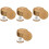 4Ensembles Dessous De Verre Ronds En Rotin Support Rustique 1