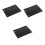 3Pièces Table Pliante Compacte Aluminium Noir Pour Pique-Nique 1