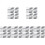 1200Pièces Pads Jetables Argent Pour Retrait Efficace Vernis 5
