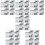 1200Pièces Pads Jetables Argent Pour Retrait Efficace Vernis 9