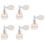 5Pcs Multi-Use Highlighter Gloss Sprayer Bottles in Light Gold 1