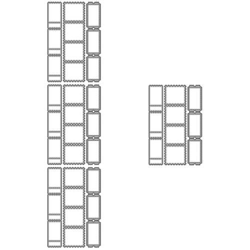 4Ensembles Matrices Découpe DIY Argentées En Acier Pour Artisanat